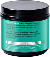 Suplemento Keto Proteína de colágeno en polvo con aceite MCT