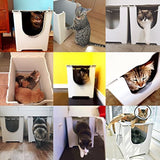 Modkat - Caja de arena con cuchara y forro reutilizable