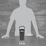 Vaso de Acero Inoxidable con Popote - IceFlow