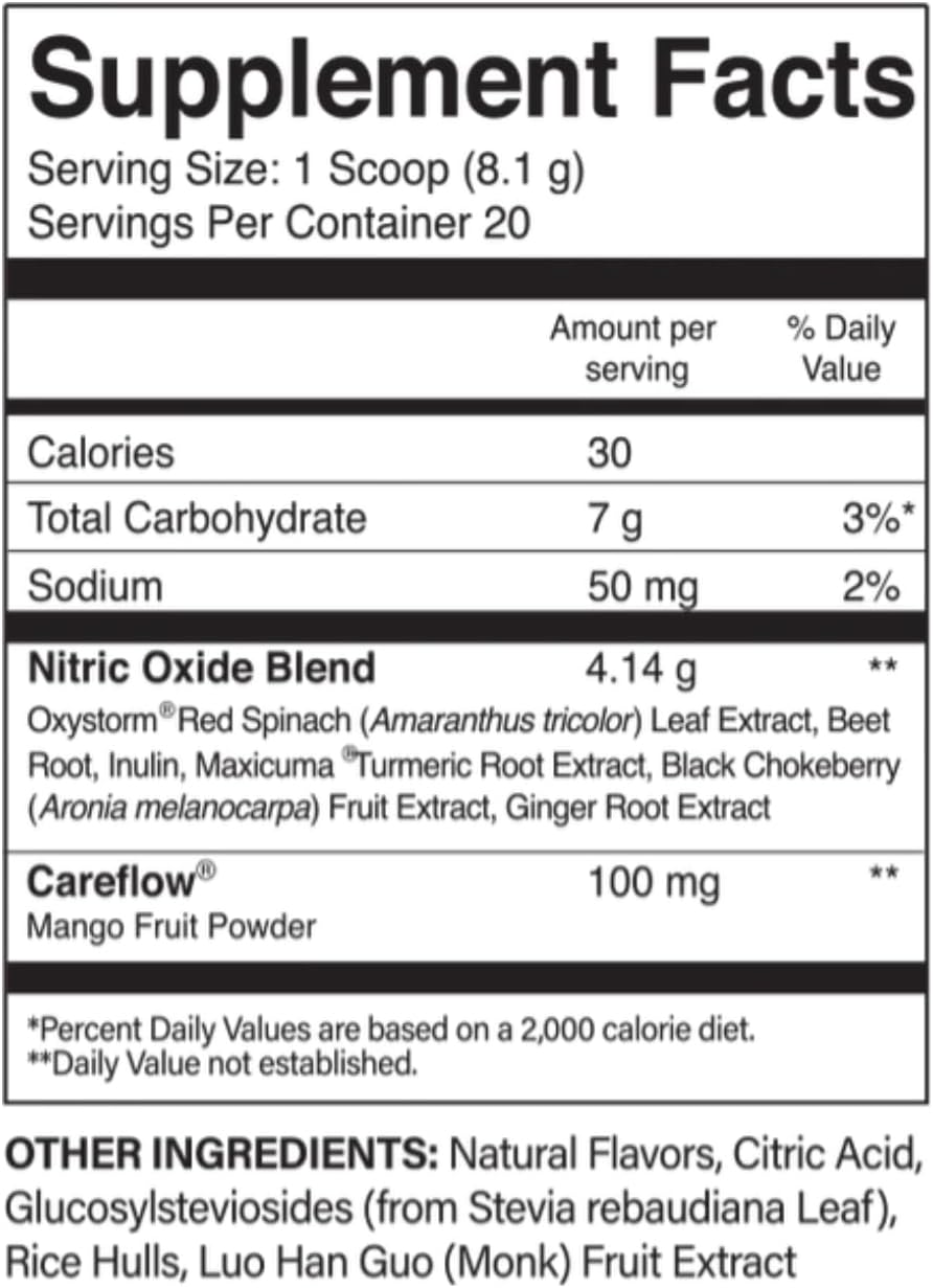 Resync Suplemento de Recuperación sin Cafeína, Booster de Óxido Nítrico, Pasión, 5.7oz
