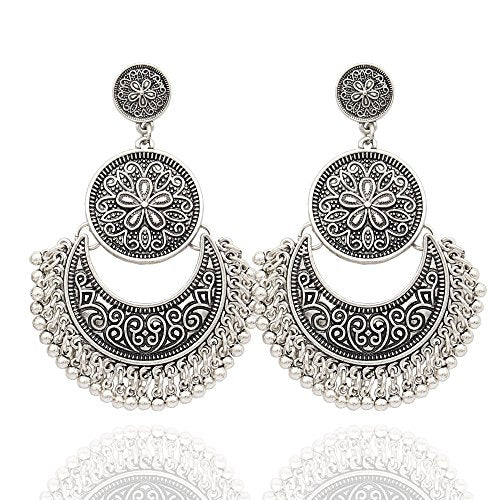 Pendientes Plateados