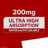 Qunol CoQ10 200mg Suplemento Antioxidante 90 cápsulas