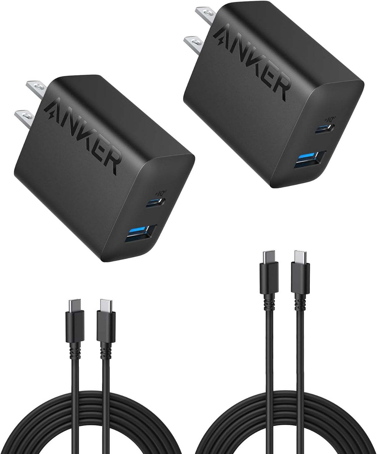Cargador Anker de 20 W  paquete de 2 cargadores rápidos