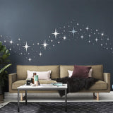 Stickers de Pared Estrella Acrílica 82Pcs, Decoración Infantil
