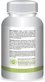 Suplemento Triphala Cápsulas Extracto Ratio (8:1) 60 cáp