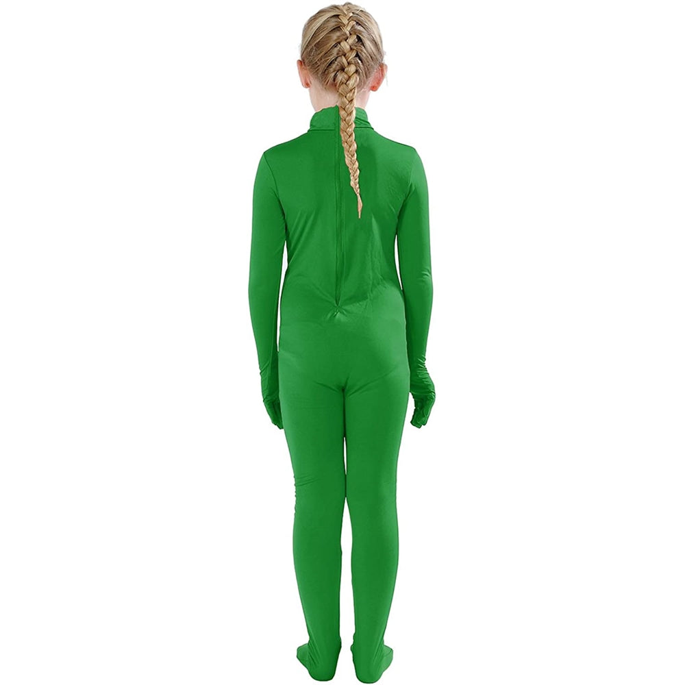 Disfraces enterizo de cuerpo completo verde talla L