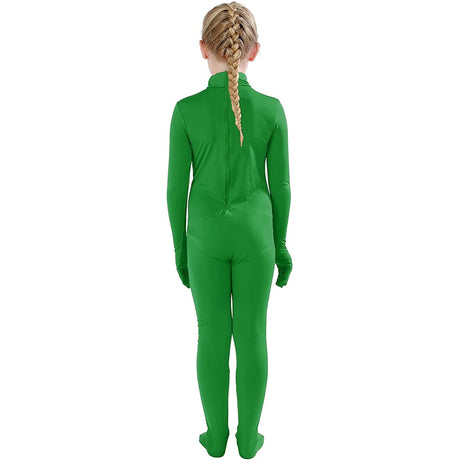Disfraces enterizo de cuerpo completo verde talla L