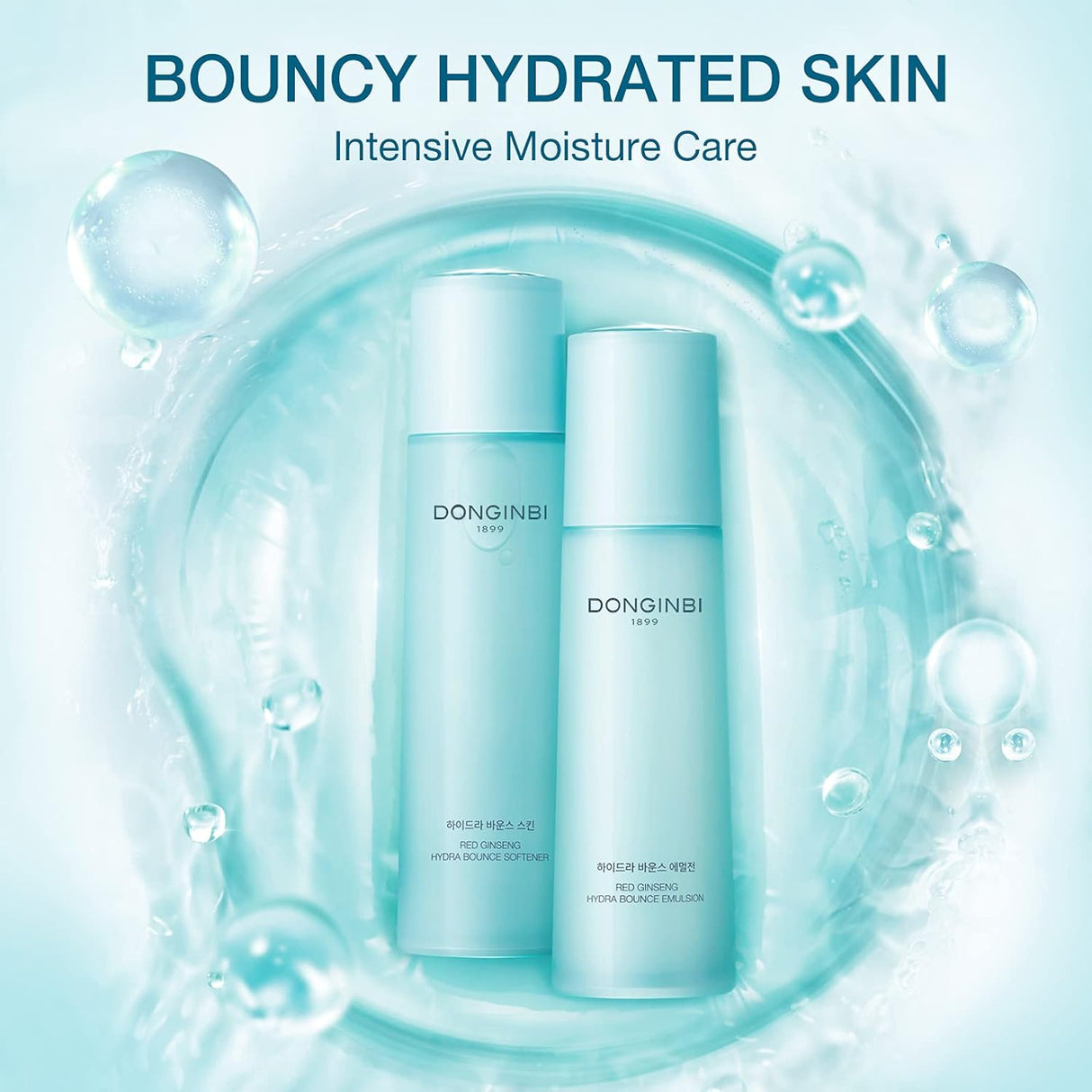 Set Cuidado Facial Coreano: Tónico, Loción, Hidratante con Ginseng