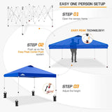 Tienda EAGLE PEAK 10x10 Carpa Plegable con Accesorios Azul