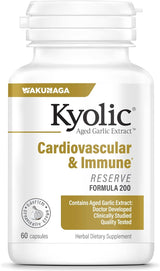 Extracto de Ajo Envejecido, Cardiovascular e Inmune, 60 Cápsulas
