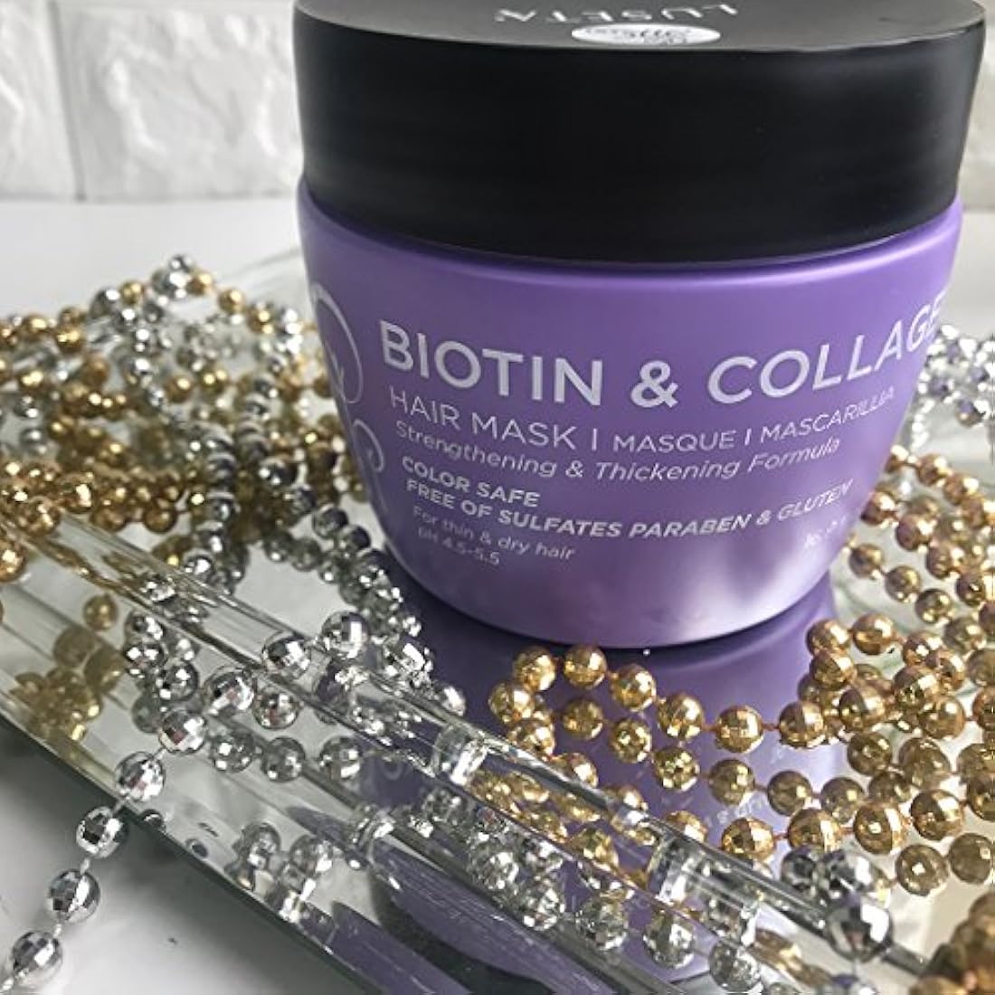 Biotin Colágeno Máscara para Cabello seco y dañado