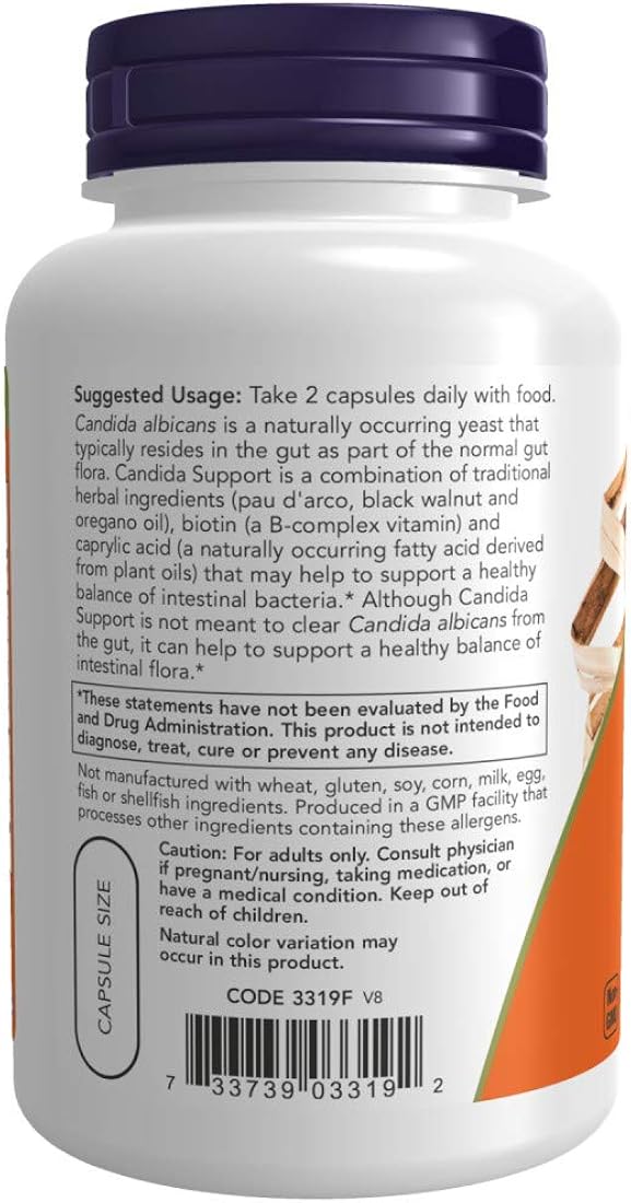 Suplementos NOW aceite de orégano  nogal negro  180 cápsulas