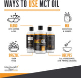 Suplementos Aceite MCT orgánico puro C8 - Keto paleo