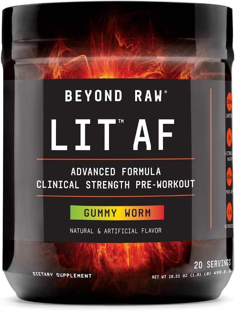 Suplemento BEYOND RAW LIT AF  en polvo  L-citrulina  20 porc