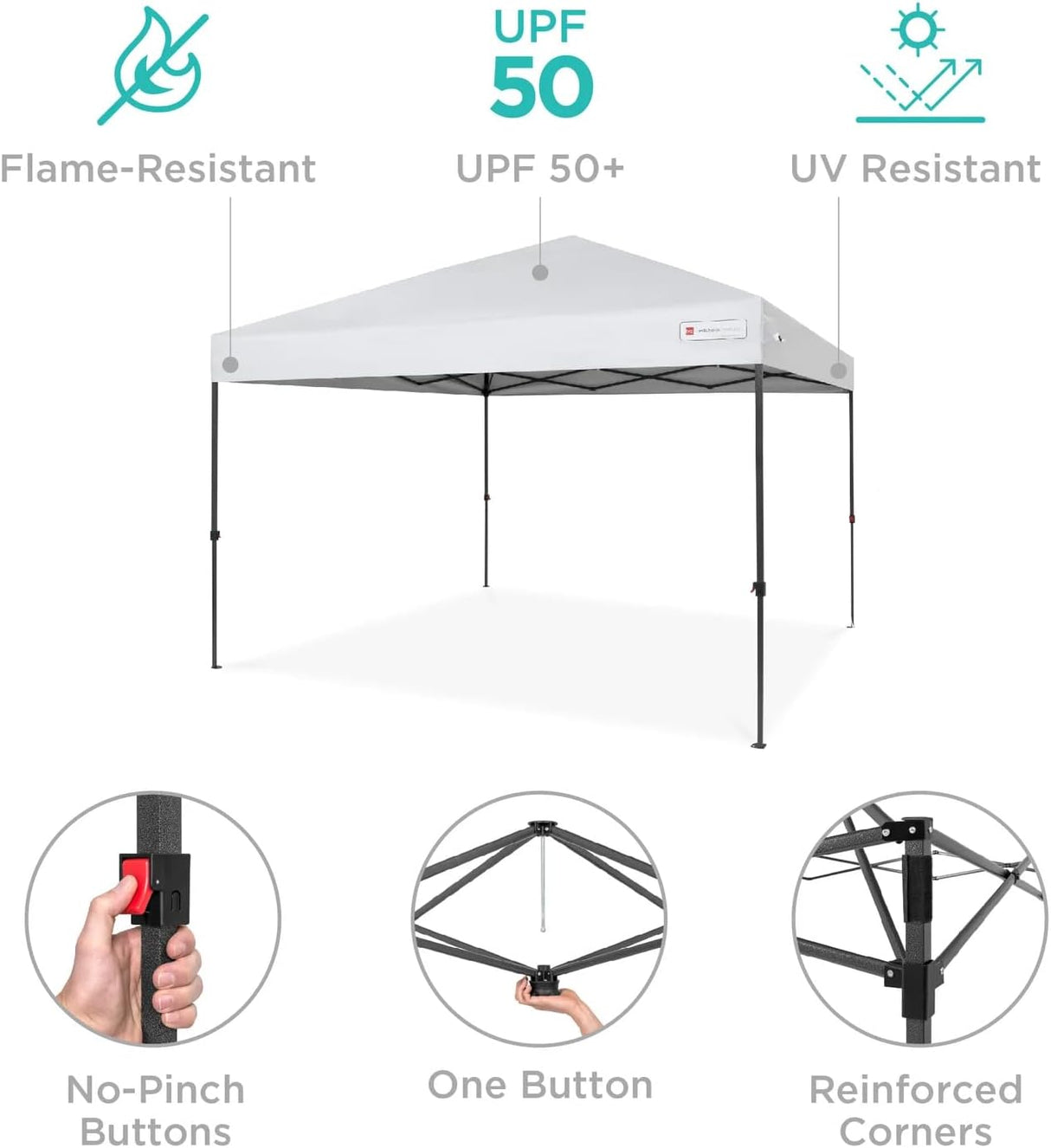Tienda Pop-Up 12x12ft para 1 Persona - Carpa Instantánea