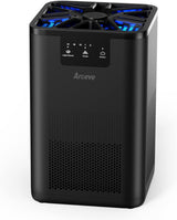 Purificadores de aire para dormitorio de aromaterapia negro