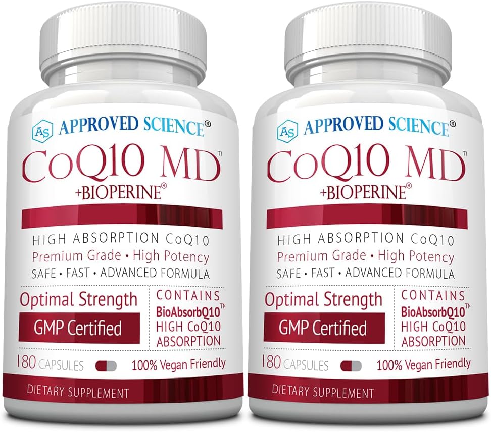 CoQ10 MD Extra Fuerza 300mg con BioPerine® 6 Meses