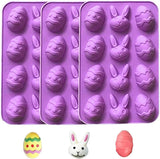 Moldes de Chocolate para Pascua - Silicona, 12 Cavidades, Set 3