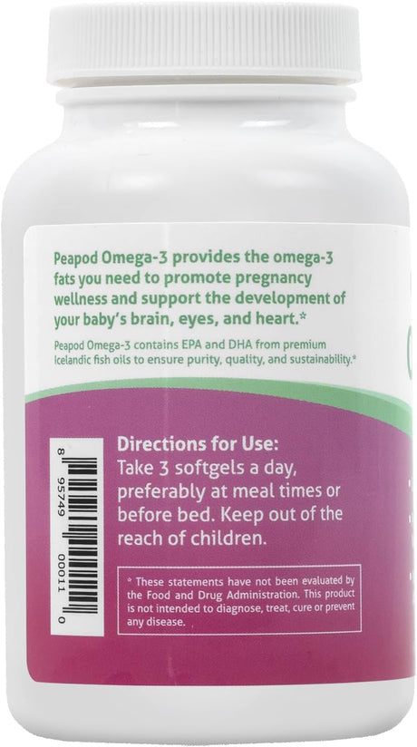 Peapod Omega-3 Premium  Suplemento de aceite de pescado