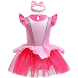 disfraz para bebé con diseño de princesa rosado 0 - 3 meses