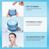 Crema hidratante facial de ácido hialurónico gel de agua