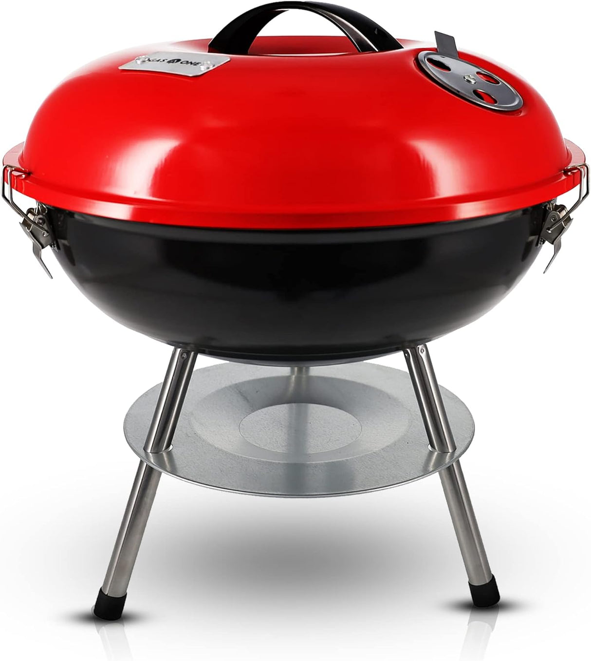 Parrilla Portátil Gas One 14 con tapa y sistema de ventilación