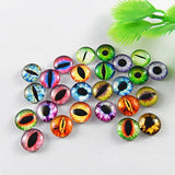 60 piezas mixtos Dragon Eyes colgante Ajustes