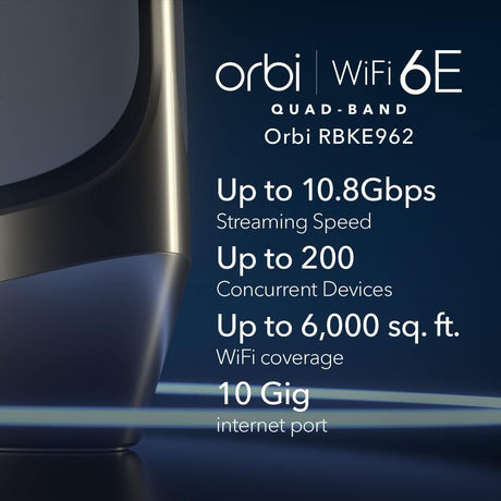 Asistentes Virtuales NETGEAR Orbi Quad-Band WiFi