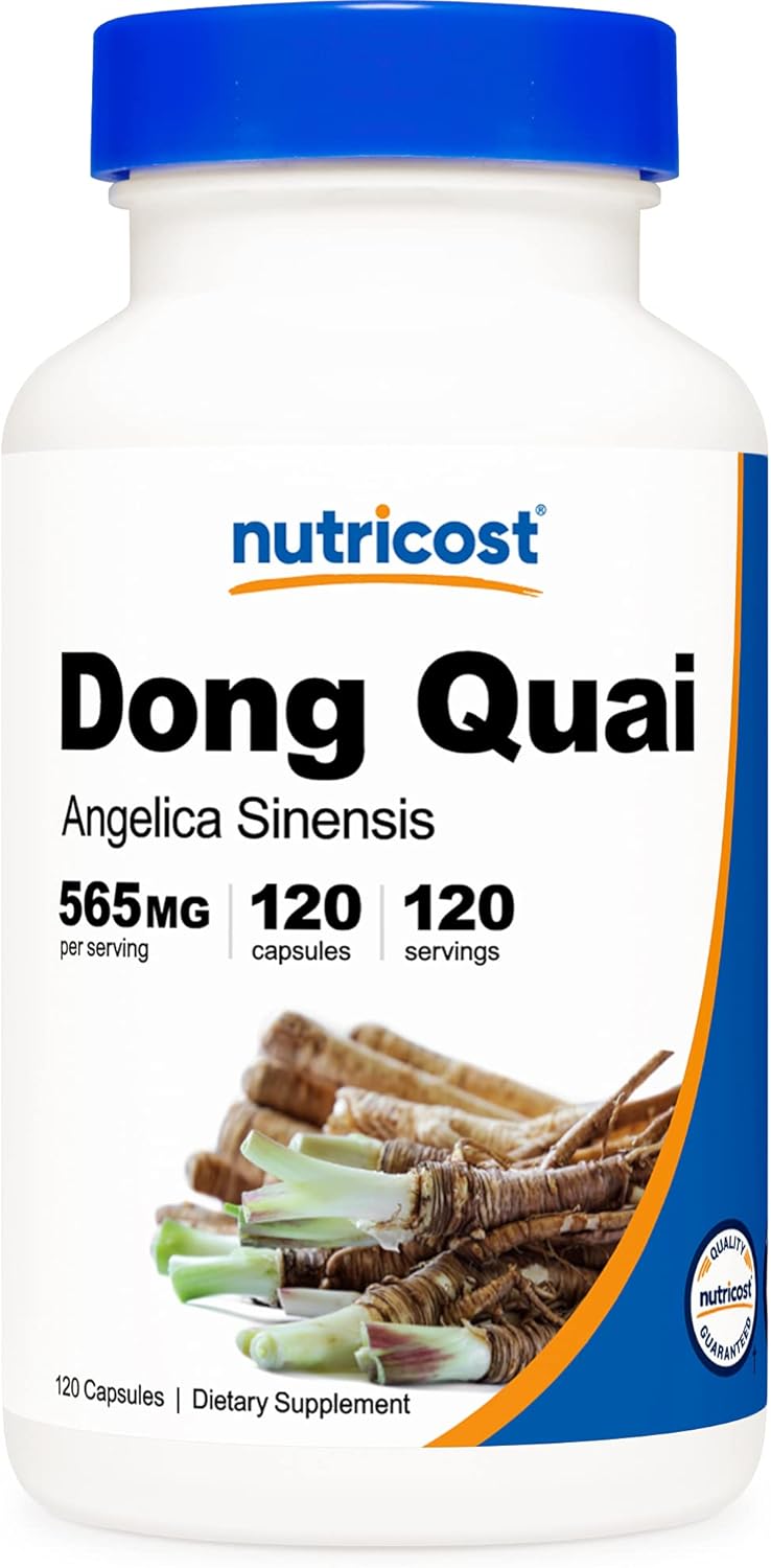 Suplementos Alimenticios Dong Quai 120 Cápsulas  Sin gluten