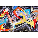 Vinilo autoadhesivo tipo mural estilo grafiti (100x144)