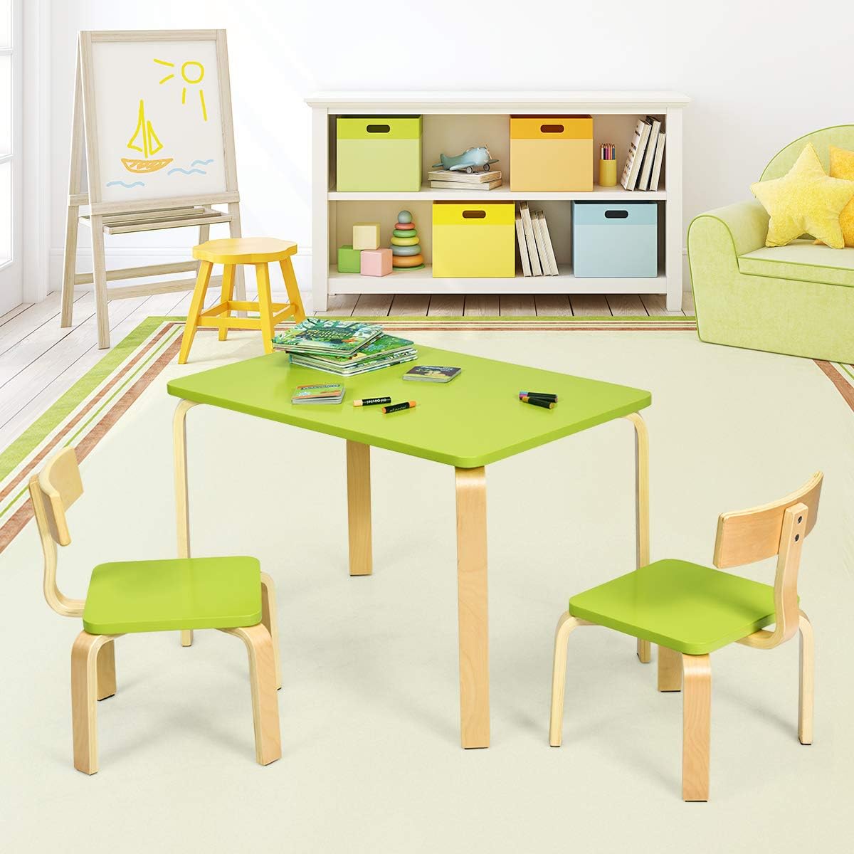 Juego de mesa y silla para niños manualidades tarea