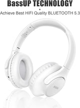 Auriculares KVIDIO Bluetooth, 65h Autonomía, Sonido HiFi
