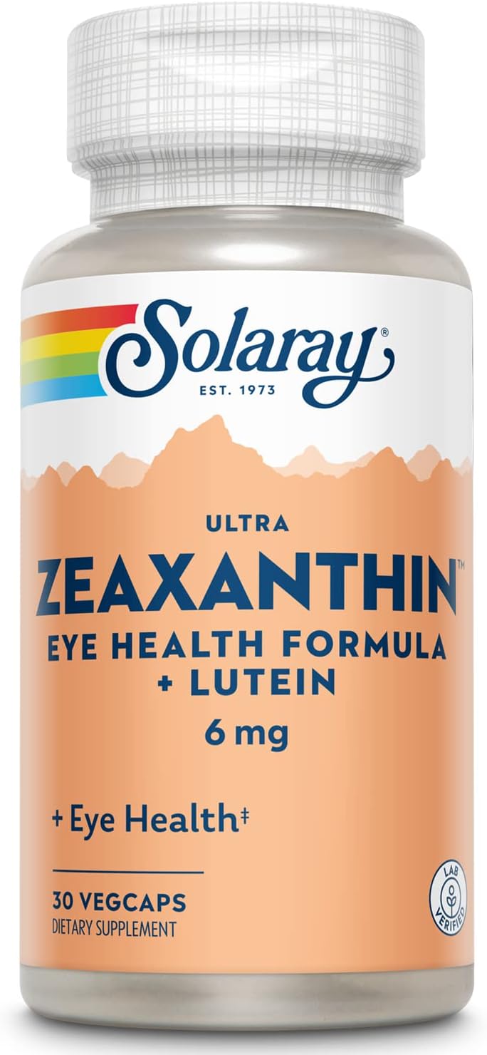 SOLARAY Ultra Zeaxanthin 6 mg | Suplemento para ojos 30ct