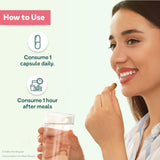 Suplemento Tabletas multivitamínicas diarias para mujer 60u