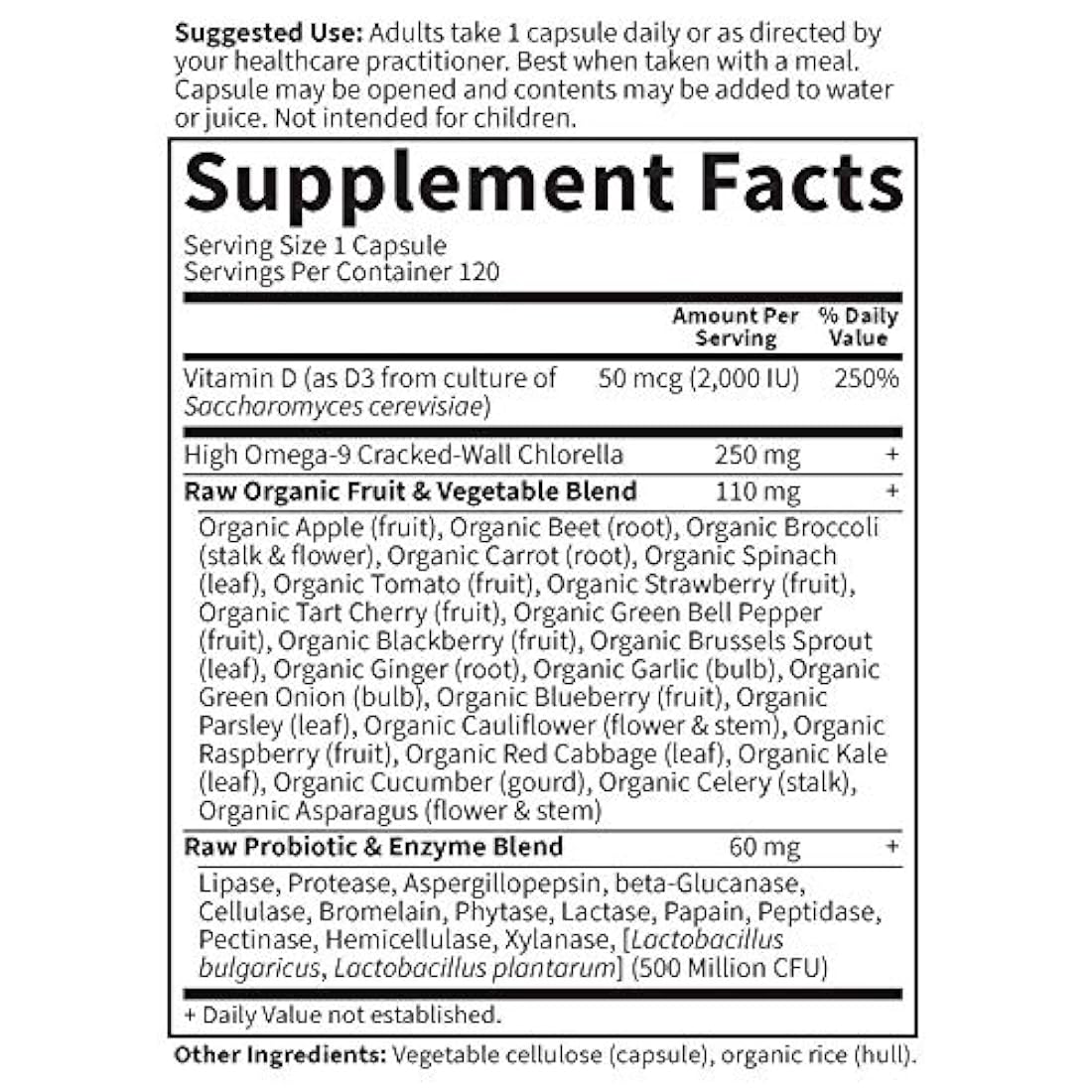 suplemento D3 vitamina alimenticia D3 2000 UI