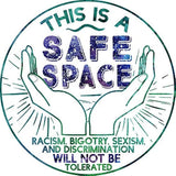 Imán redondo  This is a Safe place