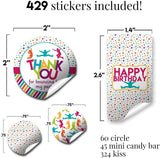 Kit de Pegatinas para Fiesta de Cumpleaños Salta y Juega