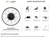 Kit de Conversión EBIKELING 1500W para Bicicleta Eléctrica 26