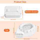 Ventilador Inflable para Disfraz, Mini Bomba, Reemplazo