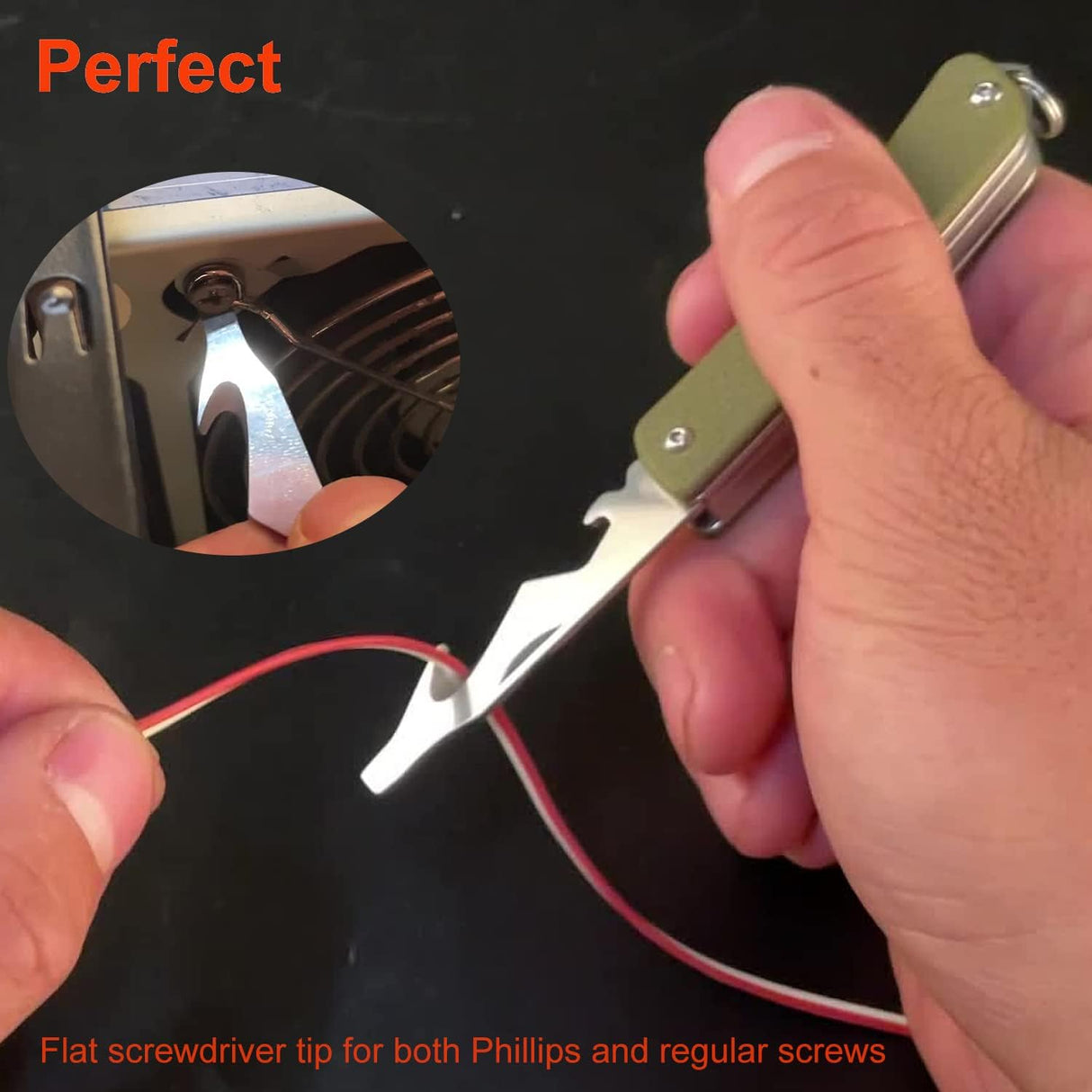 Multiherramienta 5 en 1 acero táctico plegable