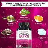 Multi Collagen Burn: Proteínas, Ácido Hialurónico, Vitamina C, Sin Cafeína