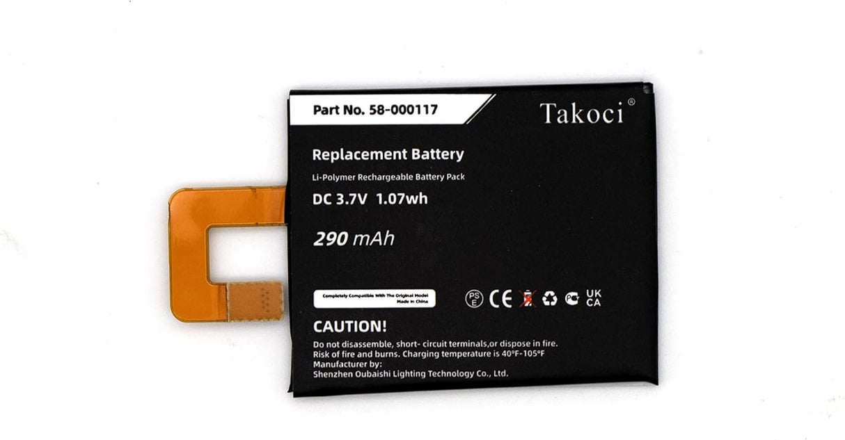 Batería actualizada 58/000/117 para Oasis 1, 2, 3 y SW5/6RW