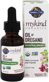 Suplemento Garden of Life  Aceite de orégano gotas 1 onza