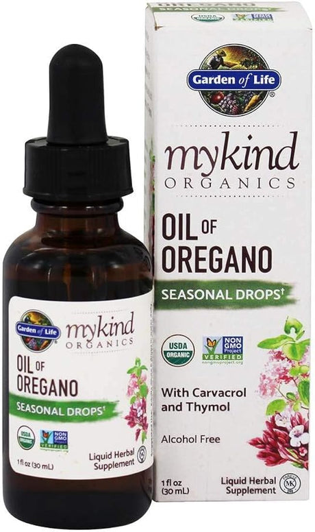 Suplemento Garden of Life  Aceite de orégano gotas 1 onza