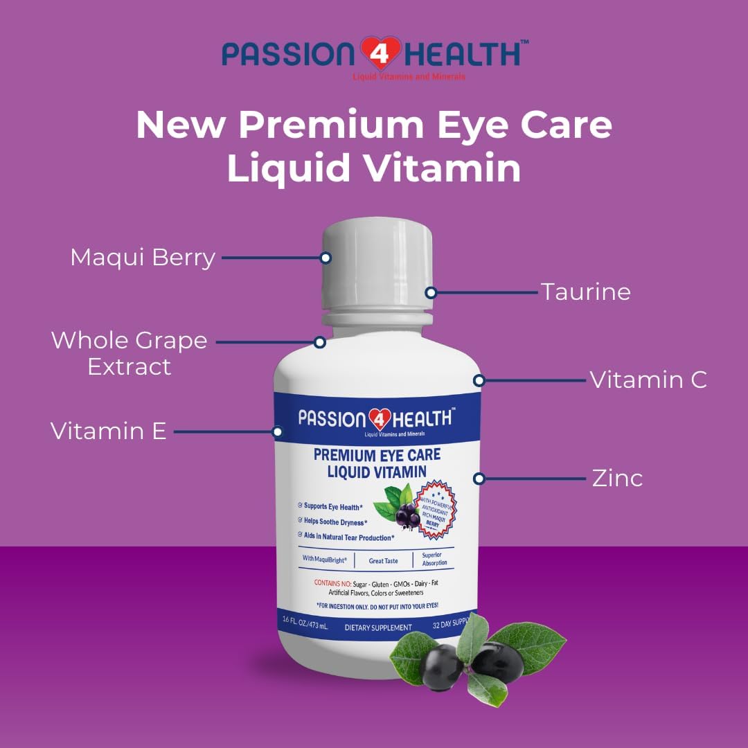 Suplementos Passion 4 Vitaminas líquidas para los ojos