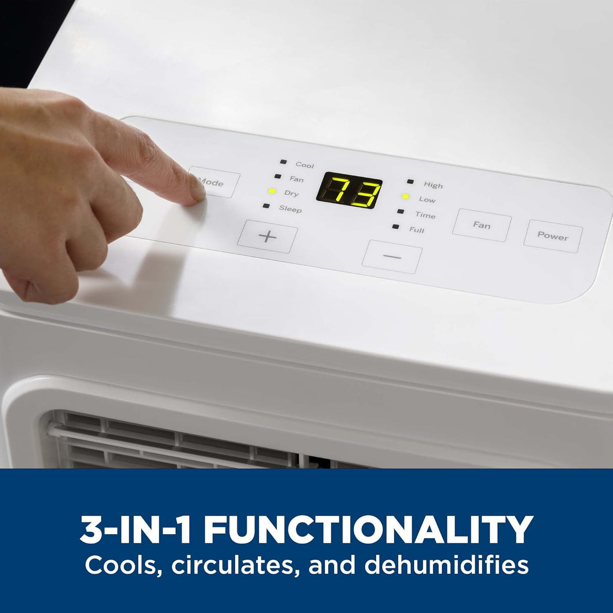 Aire Acondicionado Portátil GE 3 en 1, 9,000 BTU, WiFi