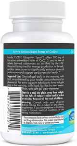CoQ10 Ubiquinol Sport Nordic Naturals 60 cápsulas