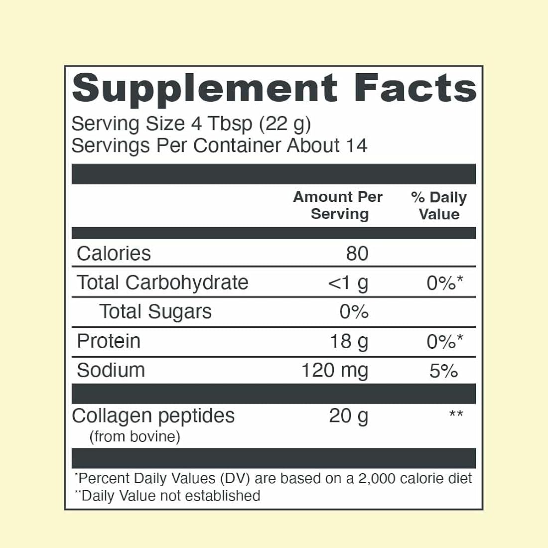 Suplementos Péptidos de colágeno en polvo de limón 11 onzas