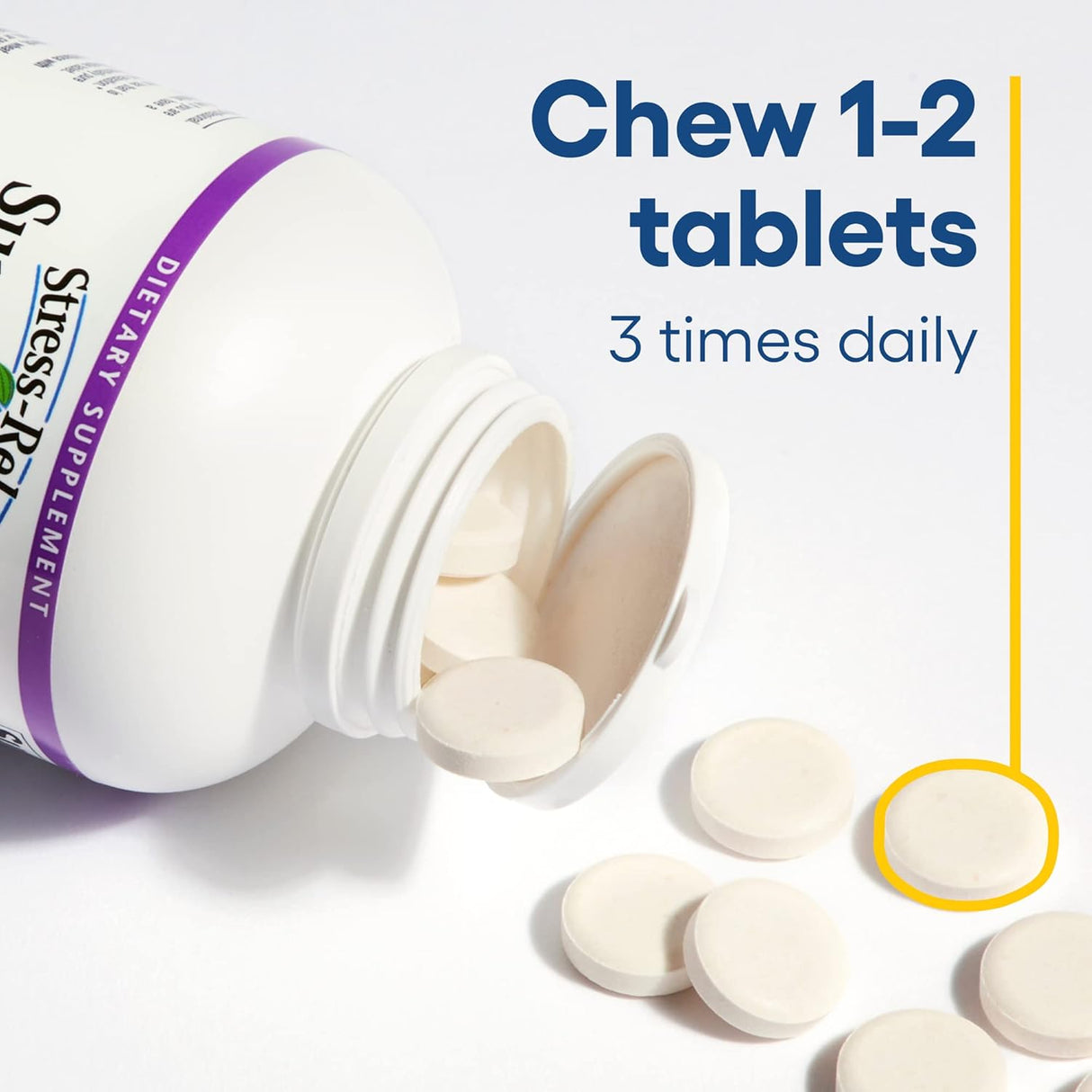 Tabletas masticables de Suntheanine L-Teanina de 100 mg