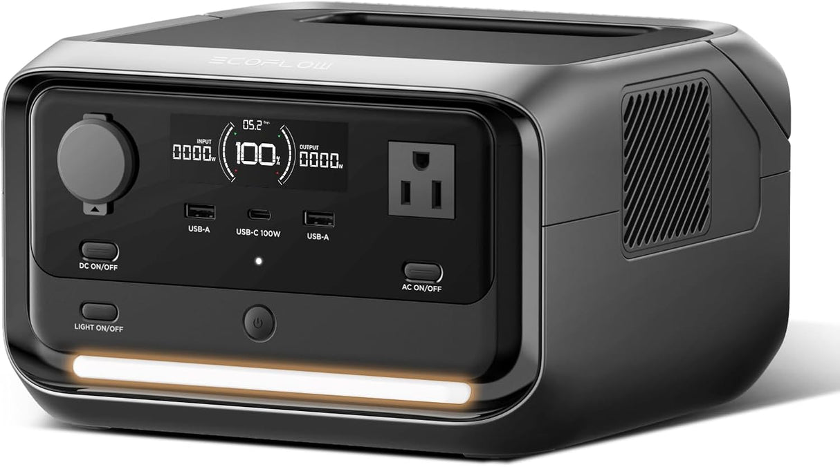 Estación de energía RIVER 3 Plus, EF ECOFLOW, 286 Wh, 1200 W